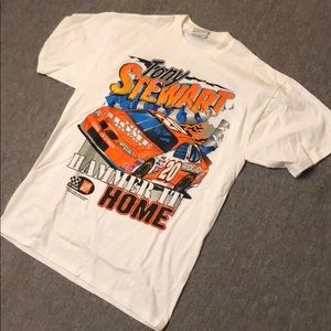 Vintage 1999 Tony Stewart race car tee size L